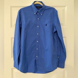 Ralph Lauren Men’s Blue Button-down Shirt Size Medium